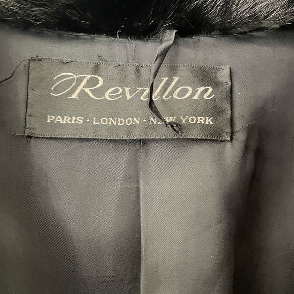 Revillon Black mink jacket, size medium - Picture 5 of 9